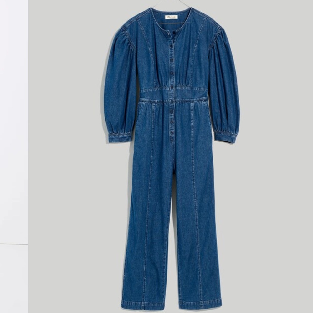 Madewell Blue Women's Jeans Overalls - Picture 4 of 13